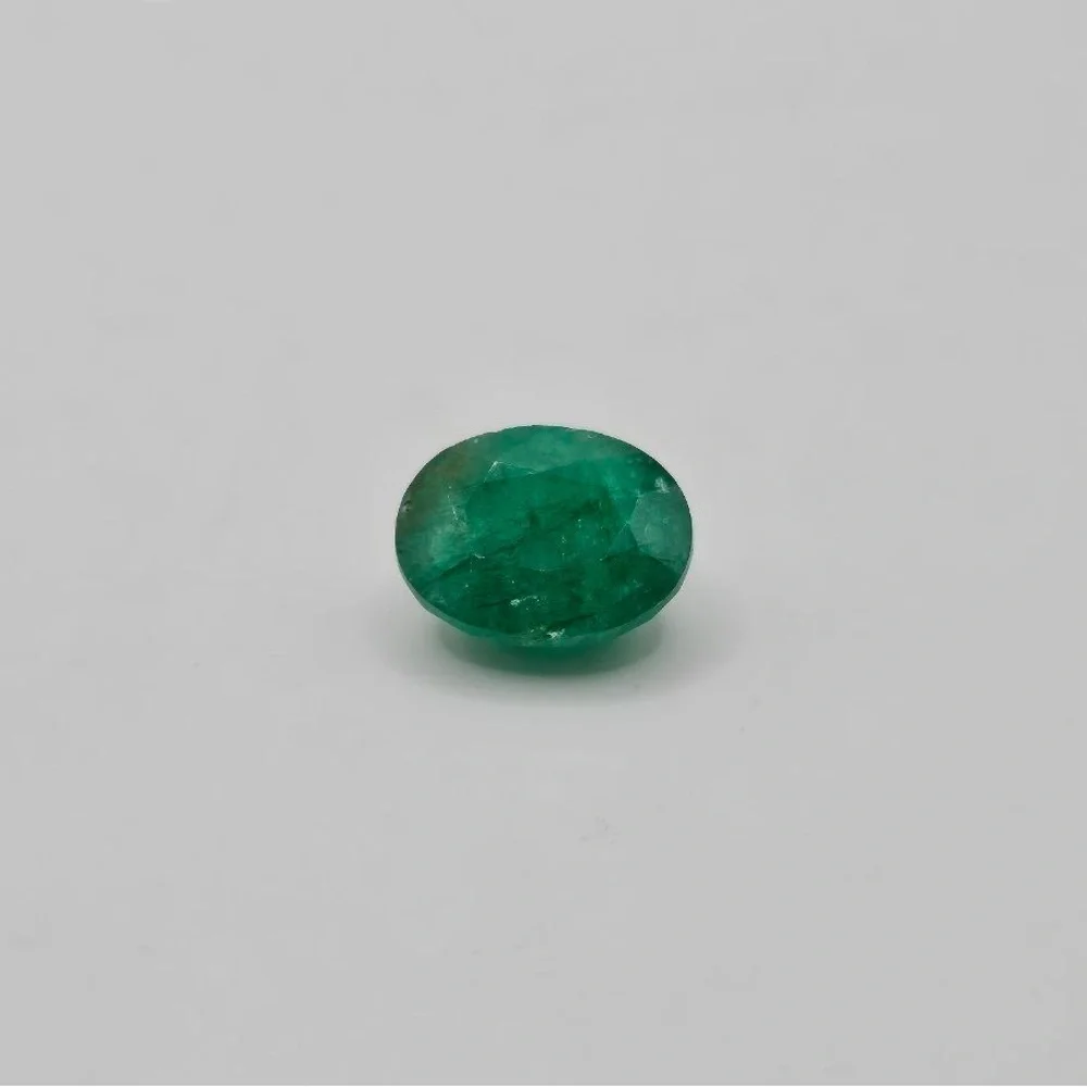 13.33 CT Natural Green Emerald - Certified - Oval Cut Loose Gemstone Earth Mined - Picture 4 of 7